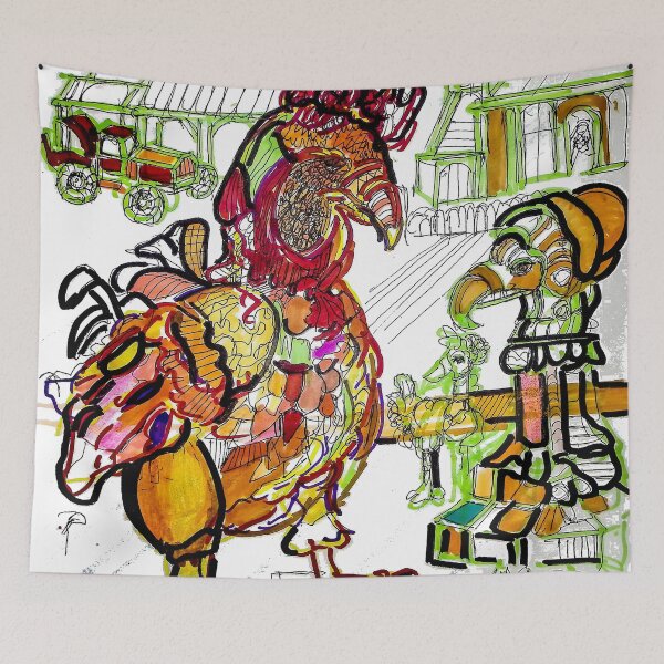 Item preview, In Time's Window, Scene 10, The Year of the Rooster  designed and sold by Mark Stansberry.