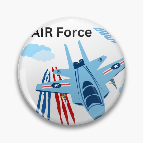 Item preview, AIR Force USA Jet Red White Blue designed and sold by LGMmugsdesign.