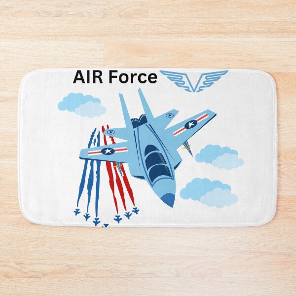 Item preview, AIR Force USA Jet Red White Blue designed and sold by LGMmugsdesign.