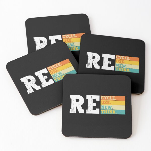 Item preview, Funny Recycle Reuse Renew Rethink Earth Day Cool Earth Friendly Gift Idea designed and sold by Luxoss.