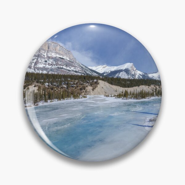 Item preview, Winter Scene At The Saskatchewan River Crossing designed and sold by rawshutterbug.