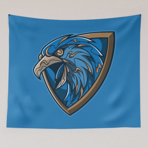 Item preview, blue and bronze smart eagle shield designed and sold by FamiFrikiV.