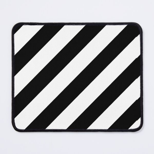 Item preview, BnW Caution Stripes Pattern 1072 designed and sold by BloodSweatNTers.