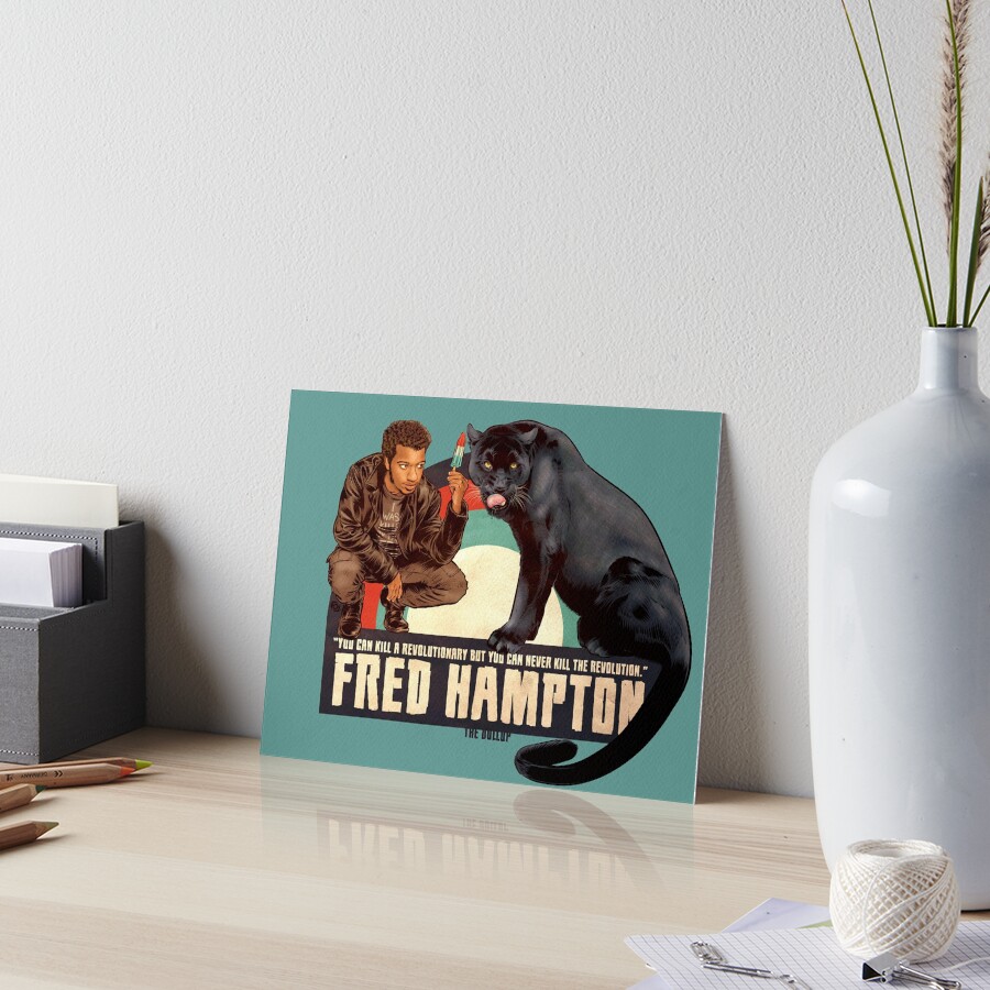 Dollop - Fred Hampton Art Board Print