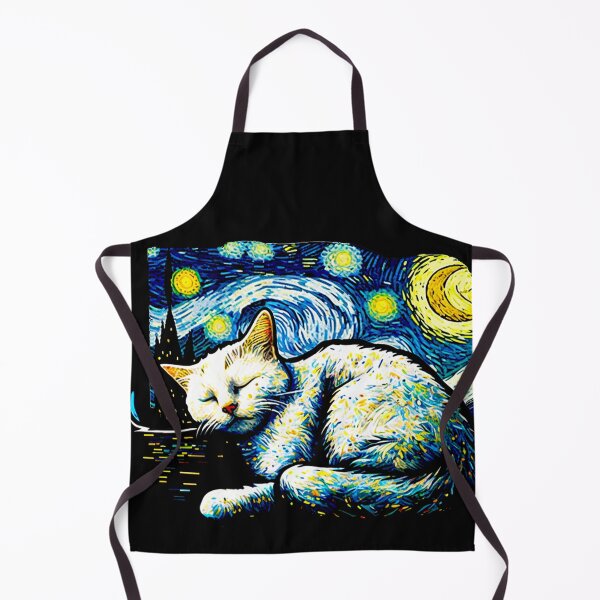 Item preview, Van Gogh Cat Starry Night Van Gogh Cat Lovers designed and sold by Vangoholic.