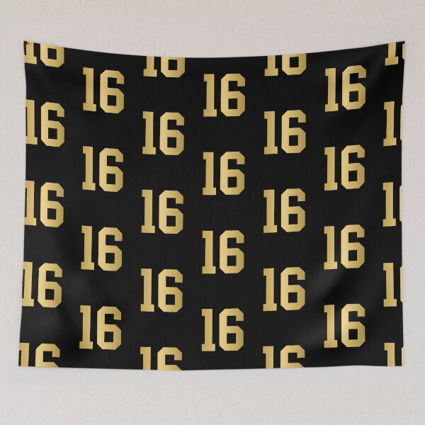 Item preview, Golden Number 16 - Sports Numbers  designed and sold by NECHSTORE.
