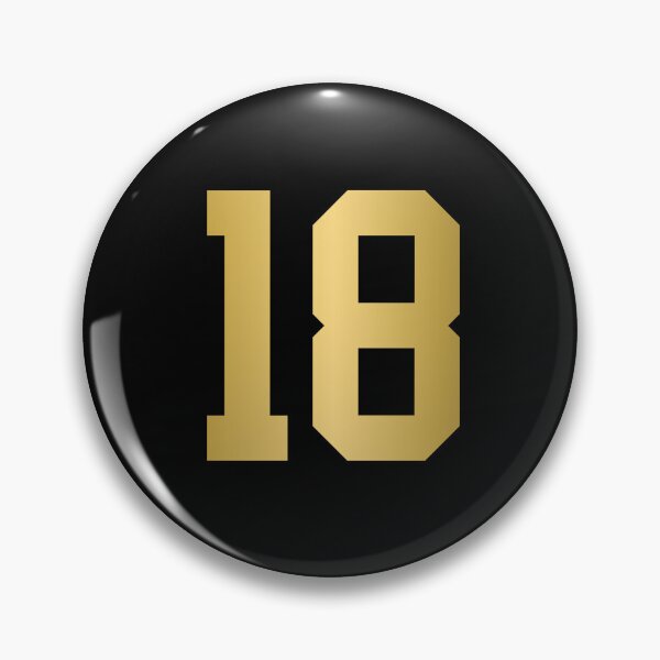 Item preview, Golden Number 18 - Sports Numbers  designed and sold by NECHSTORE.