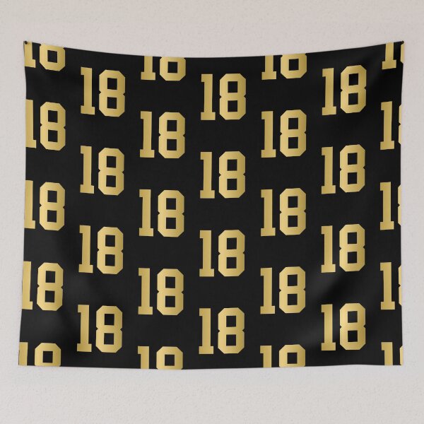 Item preview, Golden Number 18 - Sports Numbers  designed and sold by NECHSTORE.