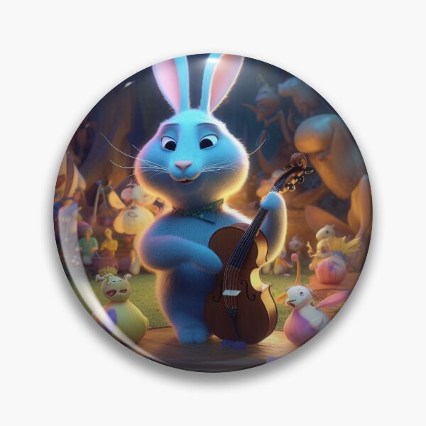Item preview, cute rabbit musician, playing music in a magical concert hall 1-2 designed and sold by KrazyFantasy.