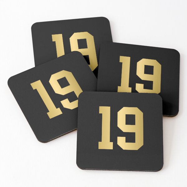 Item preview, Golden Number 19 - Sports Numbers  designed and sold by NECHSTORE.