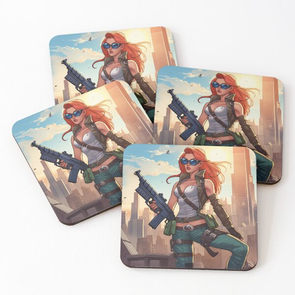 Item preview, Urban Warfare - American Anime Girl designed and sold by PoppyMonster.