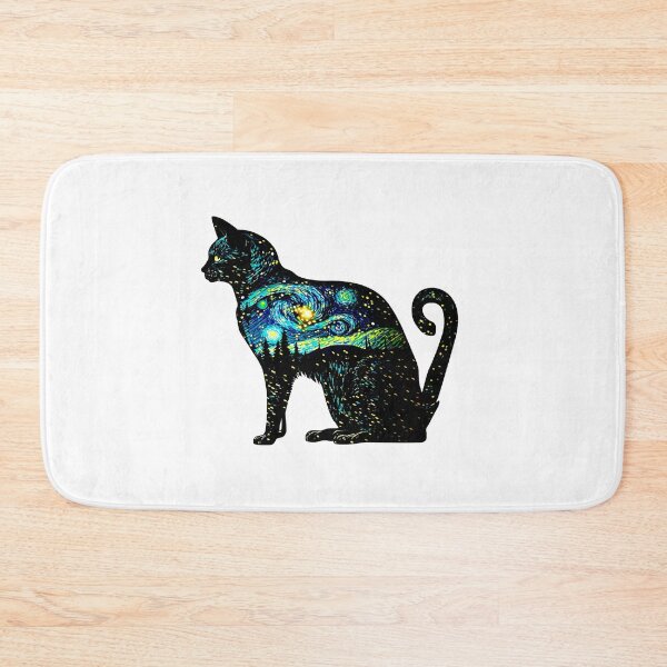 Item preview, Van Gogh Cat Starry Night Van Gogh Cat Lovers designed and sold by Vangoholic.