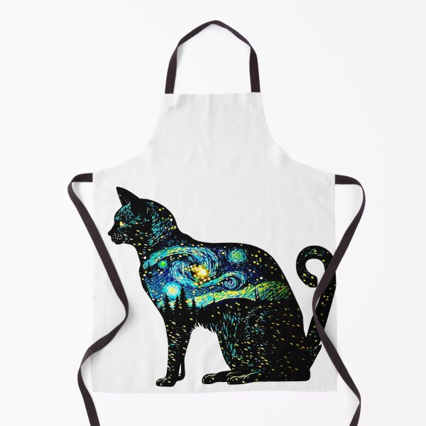 Item preview, Van Gogh Cat Starry Night Van Gogh Cat Lovers designed and sold by Vangoholic.