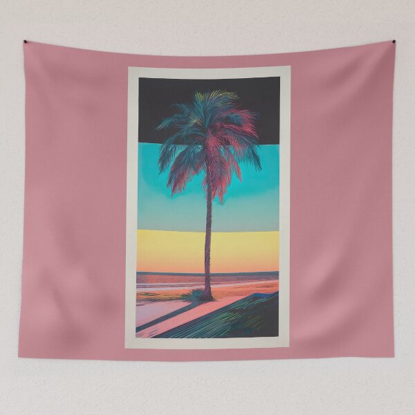 Item preview, "Liminal Foxtail Beach" designed and sold by Vaporboy1994.