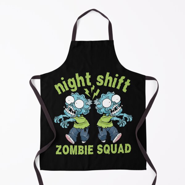 Item preview, Night shift zombie squad - funny overnight shirt designed and sold by EvergreenWhimsy.