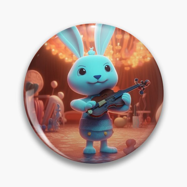 Item preview, cute rabbit musician, playing music in a magical concert hall 1-3 designed and sold by KrazyFantasy.