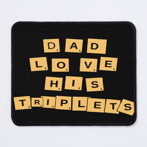 Item preview, This dad loves his triplets designed and sold by Elano7.