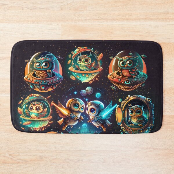 Item preview, OddWorld Owls : Space Flock designed and sold by AspectFoundry.
