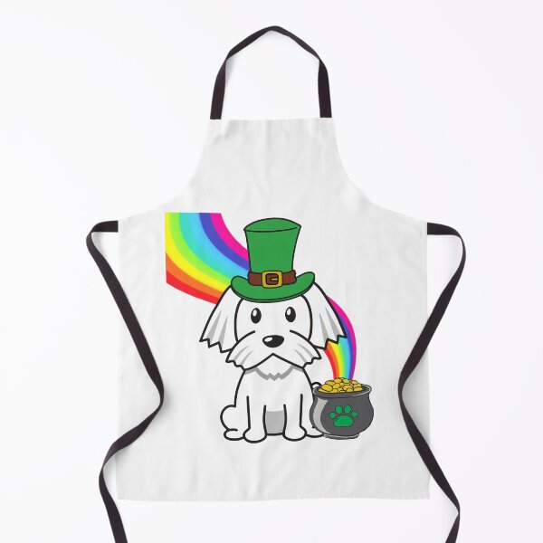Item preview, Leprechaun White Dog designed and sold by Pet Station.