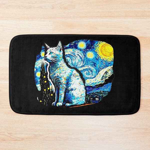 Item preview, Van Gogh Cat Starry Night Van Gogh Cat Lovers designed and sold by Vangoholic.