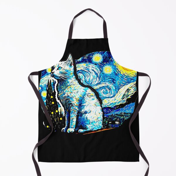 Item preview, Van Gogh Cat Starry Night Van Gogh Cat Lovers designed and sold by Vangoholic.