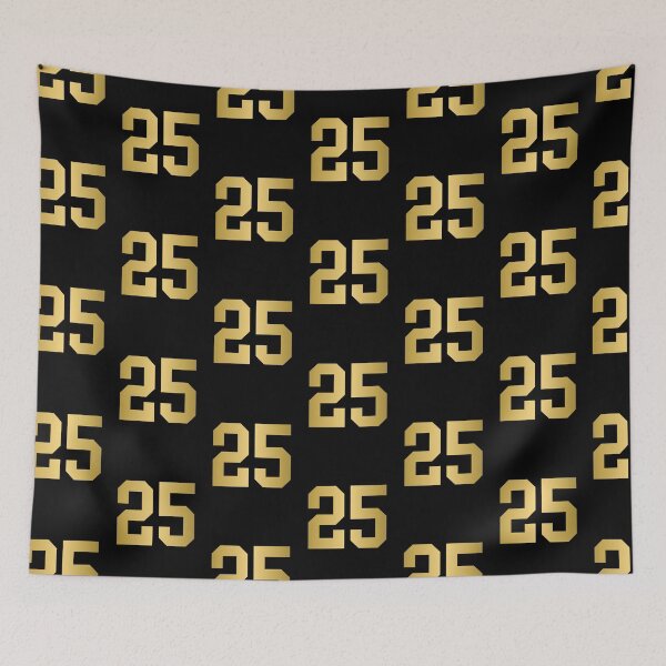 Item preview, Golden Number 25 - Sports Numbers  designed and sold by NECHSTORE.