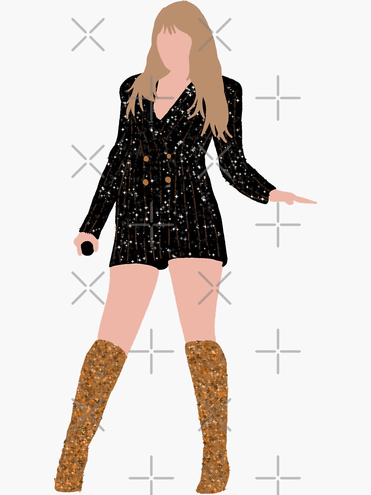 Taylor Swift Eras Tour the Man Black Outfit art