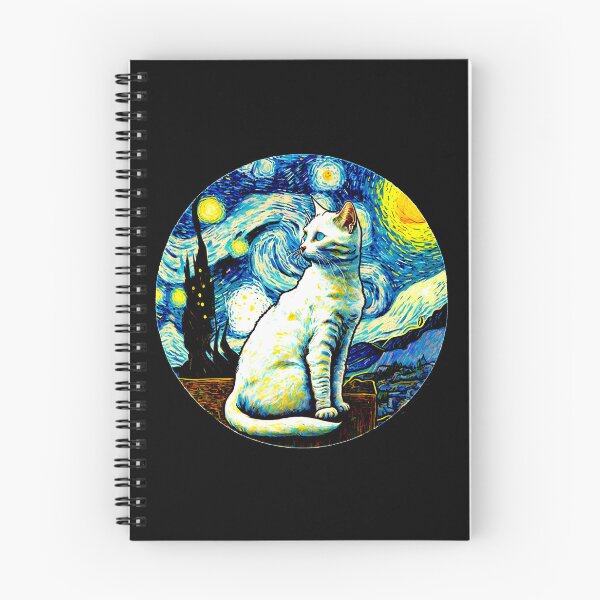 Item preview, Van Gogh Cat Starry Night Van Gogh Cat Lovers designed and sold by Vangoholic.