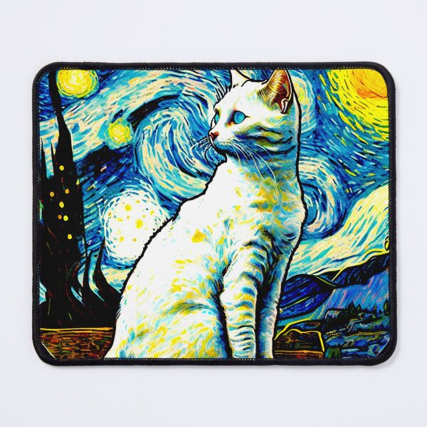 Item preview, Van Gogh Cat Starry Night Van Gogh Cat Lovers designed and sold by Vangoholic.