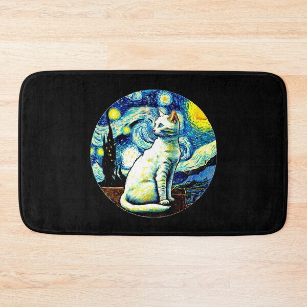 Item preview, Van Gogh Cat Starry Night Van Gogh Cat Lovers designed and sold by Vangoholic.