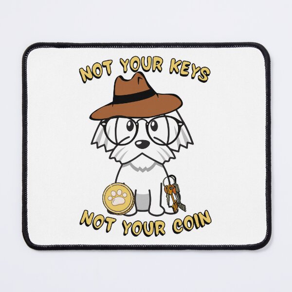 Item preview, Crypto White Dog designed and sold by Pet Station.
