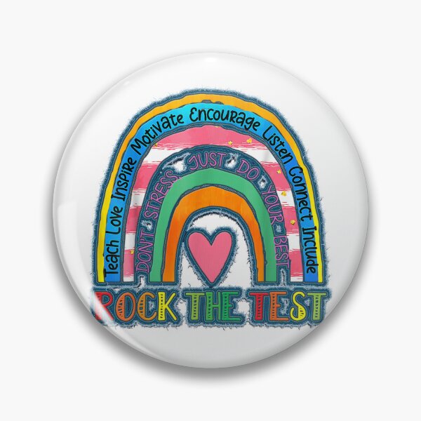 Artikelvorschau, Testtag Rock Der Testlehrer Testtag Rainbow Teacher entworfen und verkauft von gabihat.