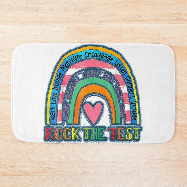 Item preview, Test Day Rock The Test Teacher Testing Day Rainbow Teacher designed and sold by gabihat.