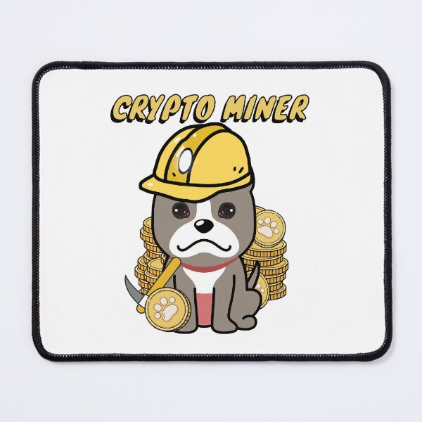Item preview, Crypto Miner Grey Dog designed and sold by Pet Station.