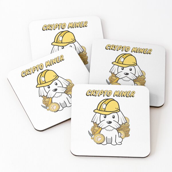 Item preview, Crypto Miner White dog designed and sold by Pet Station.
