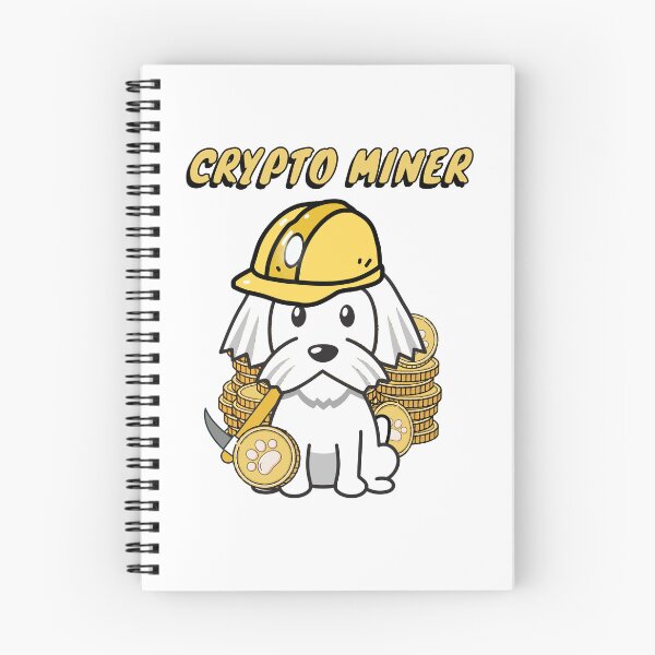 Artikelvorschau, Crypto Miner Weißer Hund entworfen und verkauft von Pet Station.