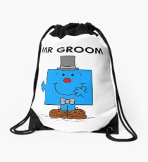 Mr Groom Drawstring Bag