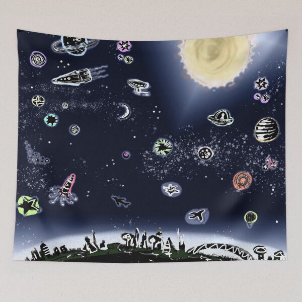 Item preview, To the Moon and Beyond designed and sold by jennyjeffries.