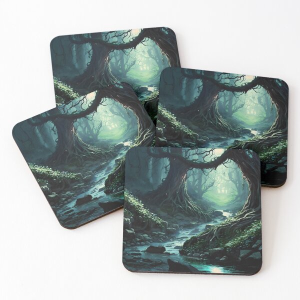 Item preview, Mystical Journey through the Enchanted Woods designed and sold by AIArtists.