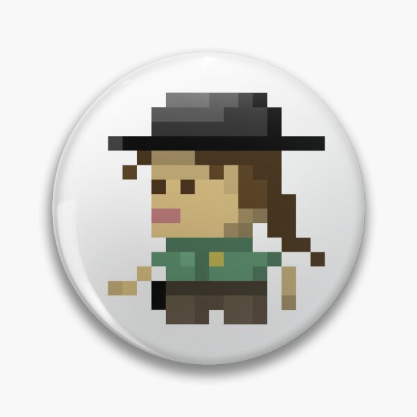 Item preview, Pixel art lady cheriff designed and sold by anycolorart.