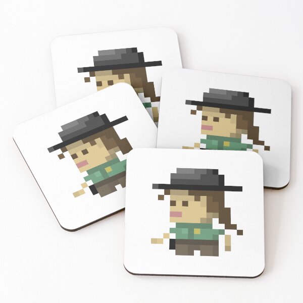 Item preview, Pixel art lady cheriff designed and sold by anycolorart.