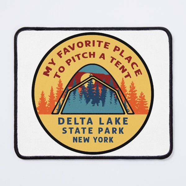 Item preview, Delta Lake State Park New York Tent Patch designed and sold by VanyaKar.
