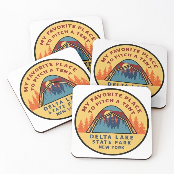 Item preview, Delta Lake State Park New York Tent Patch designed and sold by VanyaKar.