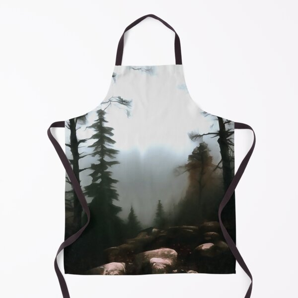 Item preview, Morning Forest Fog Beyond The Creek Landscape Art designed and sold by taiche.