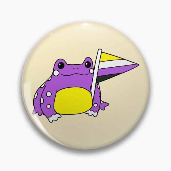 Item preview, Nonbinary Pride Frog designed and sold by everything4eva.