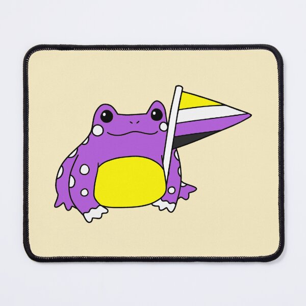 Item preview, Nonbinary Pride Frog designed and sold by everything4eva.
