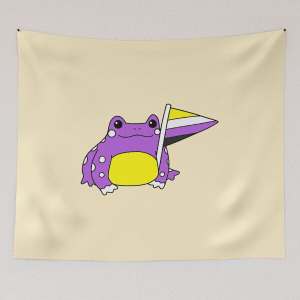Item preview, Nonbinary Pride Frog designed and sold by everything4eva.