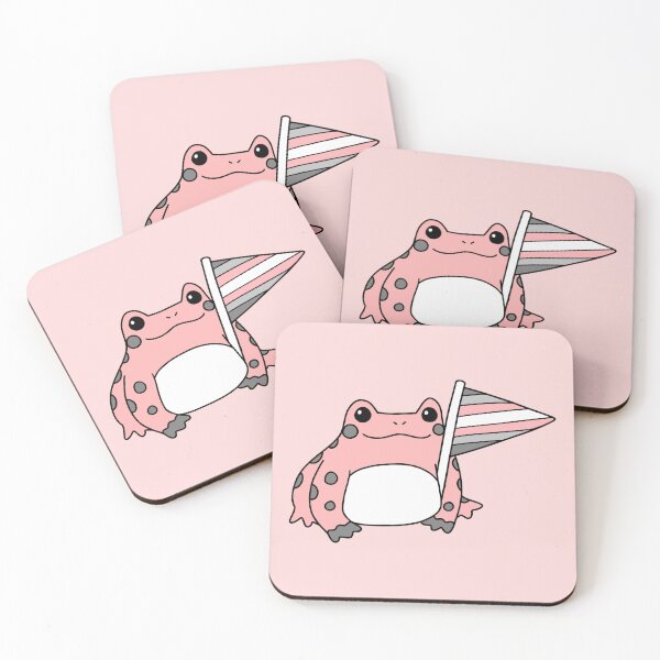 Item preview, Demigirl Pride Frog designed and sold by everything4eva.