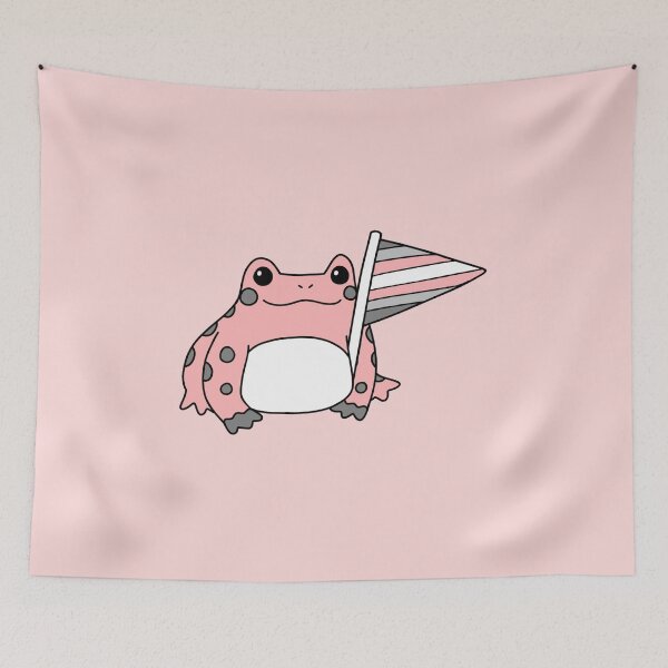 Item preview, Demigirl Pride Frog designed and sold by everything4eva.
