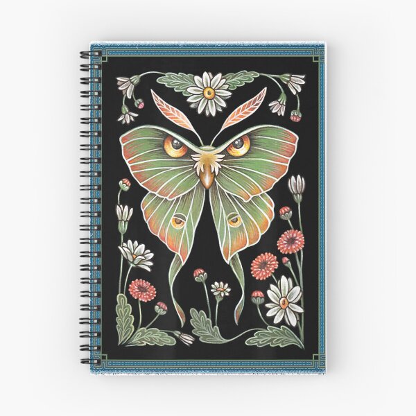 Item preview, Luna Moth Witchy Folk Art designed and sold by gabihat.